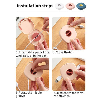 Skorter | 2 in 1 Cable Winder with Phone Stand