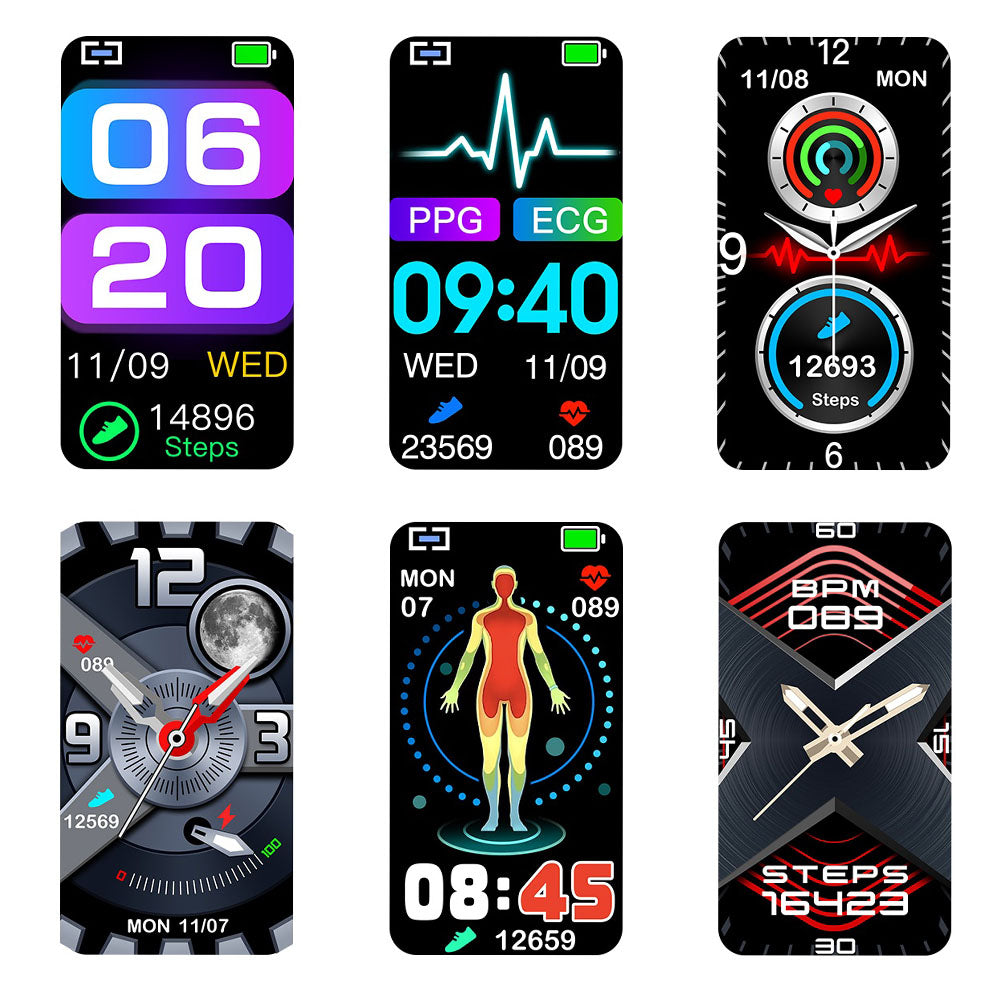 Skorter | Smart Bracelet 3-Channel EKG Blood Pressure Blood Oxygen Blood Sugar Sleep Detection