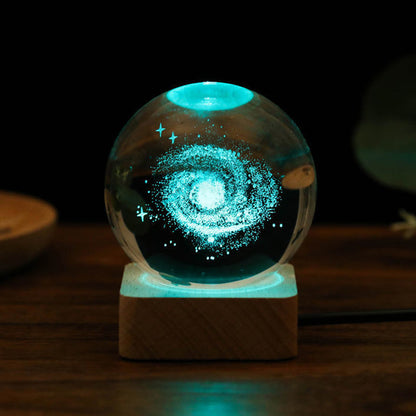 Skorter | Galaxy Crystal Ball Night Light Decorative Lamp