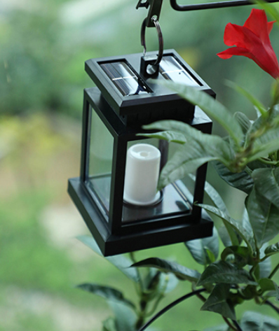 Skorter | Solar LED Lantern with Light Wire and Hanging Clip – Waterproof Garden Lighting for Terrace and Balcony