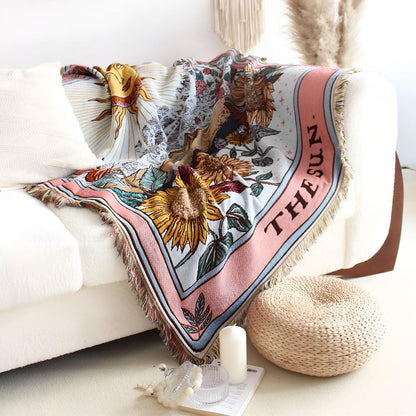 Skorter | Boho Sun Tapestry Blanket