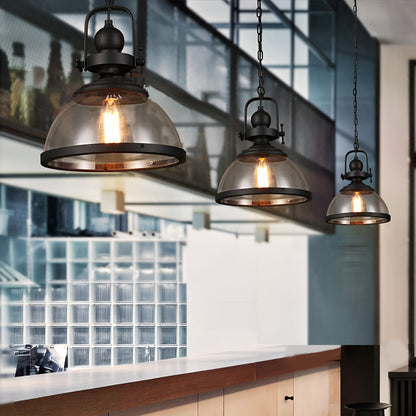 Skorter | Antique Glass Iron Retro Industrial Chandelier Pendant Ceiling Lights