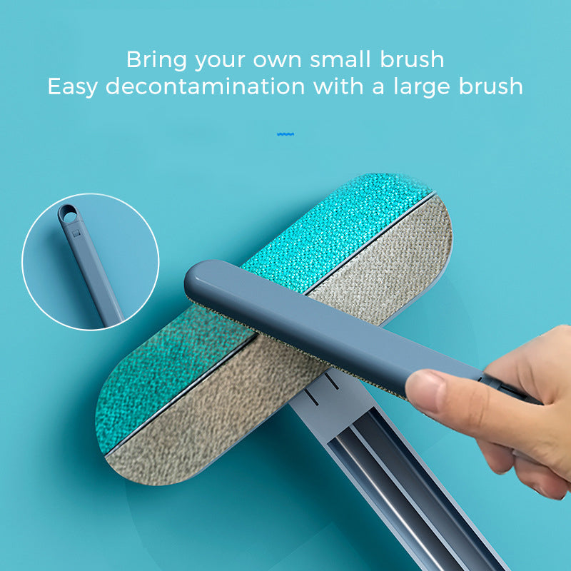 skorter | Double-sided window cleaning brush glass wiper, multifunctional pet hair lint remover