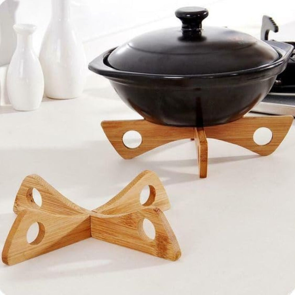 Skorter | Bamboo Pot Stand & Steam Rack