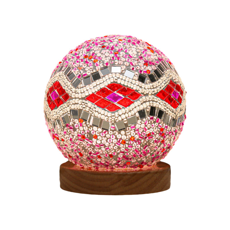 Skorter | Spherical LED Dimmable Glass Bohemian Baroque Table Lamp