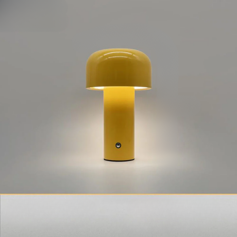 Skorter | PowerMush Rechargeable LED Mushroom Lamp | Ambient Light | Wireless Table Lamp for Home