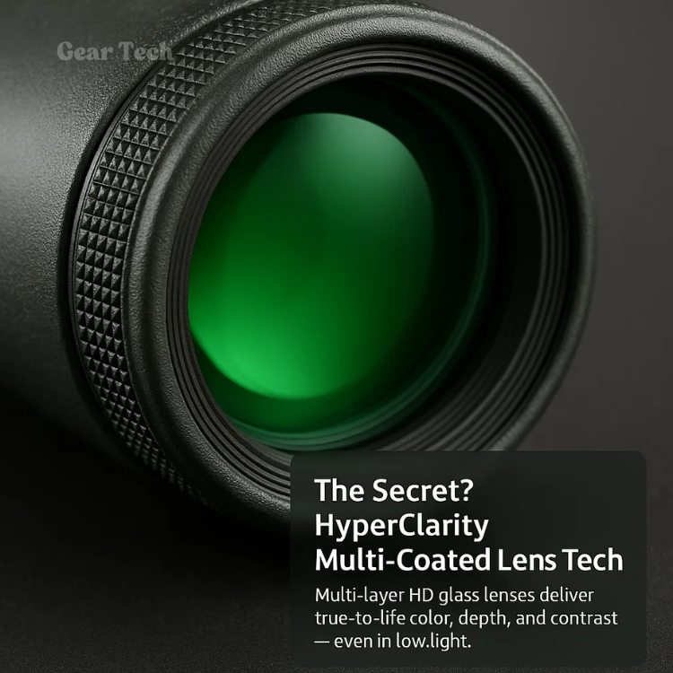 Skorter | Compact 600x Ultra-Zoom Monocular | HD Lens, Lightweight & Perfect for Hiking, Birdwatching, and Sports Events