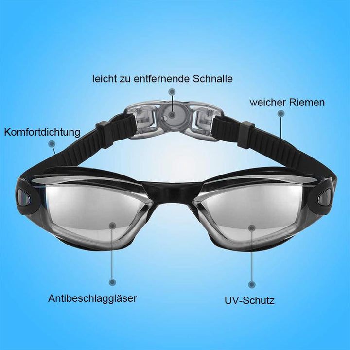 Skorter | No leak anti-fog UV protection triathlon swim goggles