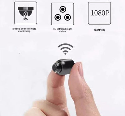 Skorter | Small WiFi Security Camera Night Vision Monitoring Nanny Cam