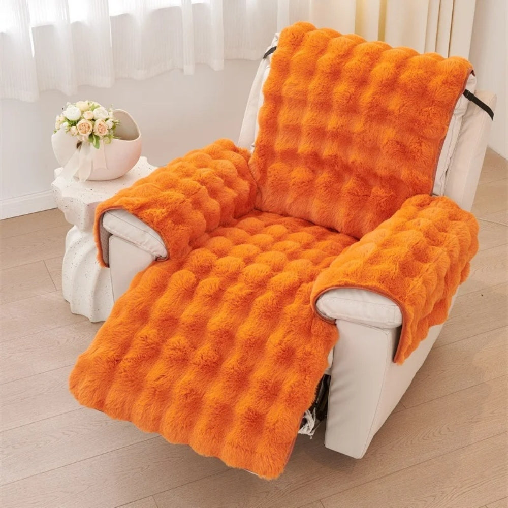Skorter | Faux Fur Recliner Sofa Cover