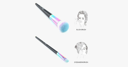 Skorter | Black Mermaid Rainbow Feather Set