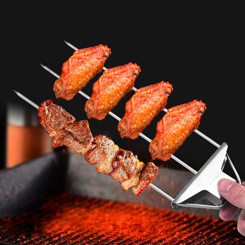skorter | 3-Way Grill Skewers, Stainless Steel Skewers For Bbq