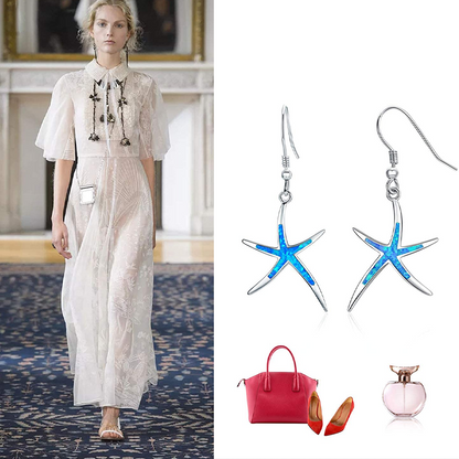 Skorter | Starfish Earrings with Rings