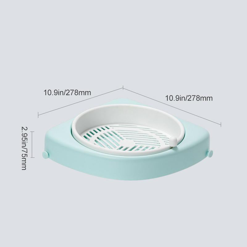 Skorter | Bathroom Corner Rotating Shelf