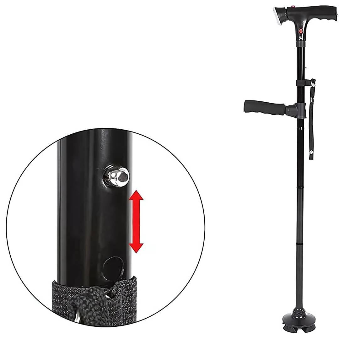 Skorter | Cane - Lightweight Telescopic Walking Stick for Seniors & Travelers - Collapsible Mobility Aid for Easy Transport