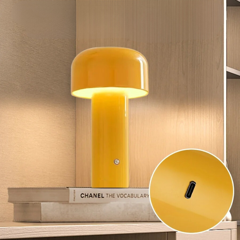 Skorter | Frendorf - Rechargeable Mushroom LED Table Lamp for a Cozy Atmosphere