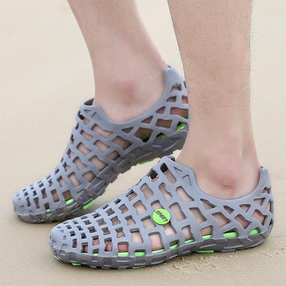 Skorter | Breathable Hollow Design Solid Flat