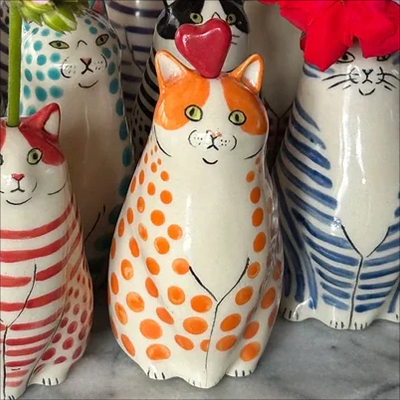 Skorter | Dotted Cat Vase