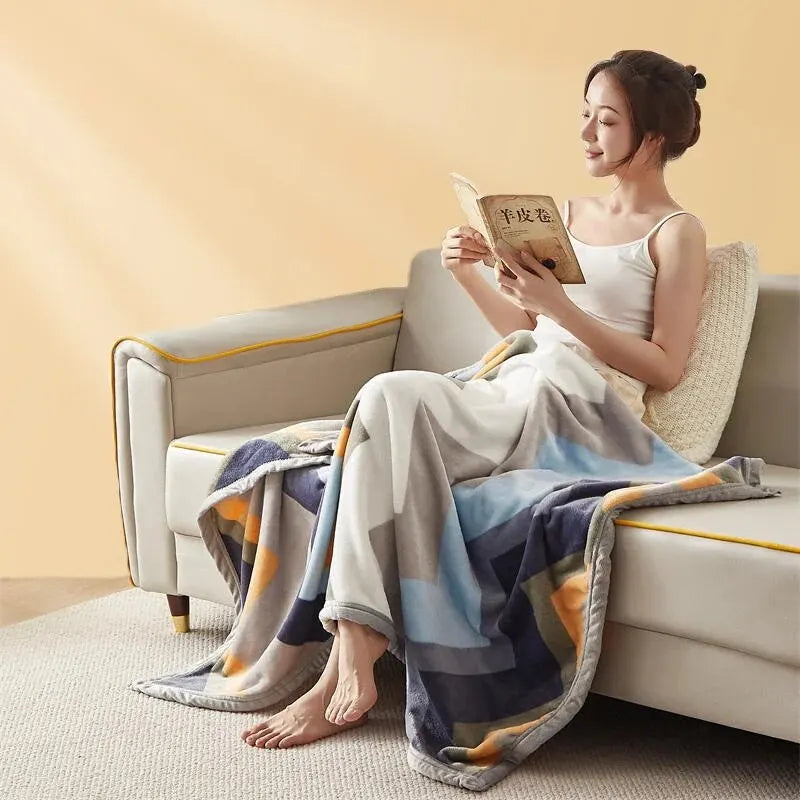 Skorter | Cozy Flannel Throw Blanket