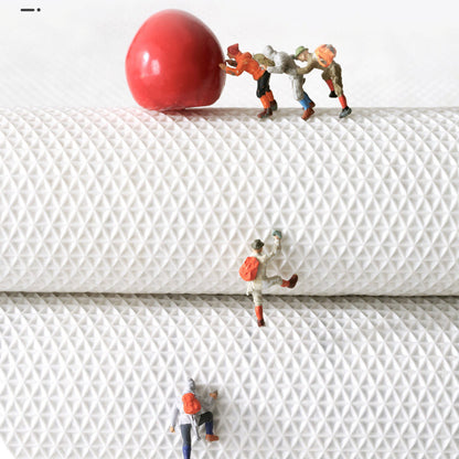 Skorter | Feblilac Get Naked White Floor Bathroom Mat, 50x80cm Bathroom Rug, Plush Water-Absorbent, Non-Slip Toilet Mat, Artificial Bathroom Mats, Best Bath Rugs