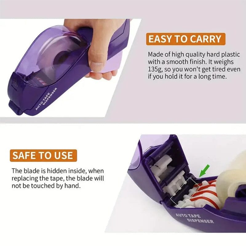 skorter | Automatic Tape Dispenser, All-In-One Hand Tape Cutter