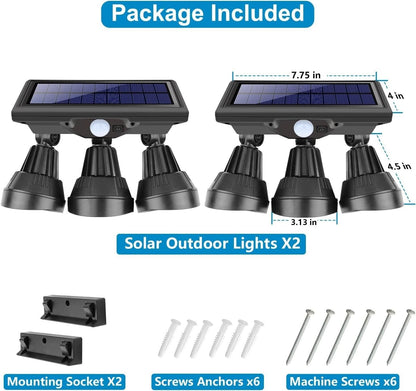 Skorter | Solar Outdoor Security Floodlight with Motion Sensor