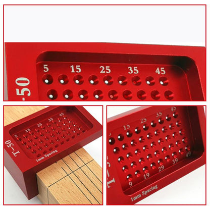 Skorter | 50-hole positioning T-shape ruler