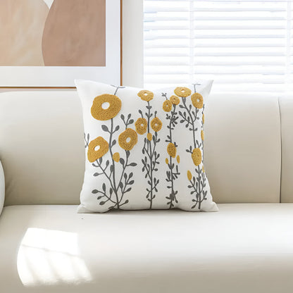 Skorter | Floral Essence Embroidered Cushion Cover