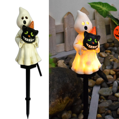 Skorter | Halloween Solar Lights – Decorative LED Garden Lights with Pumpkin and Witch Designs