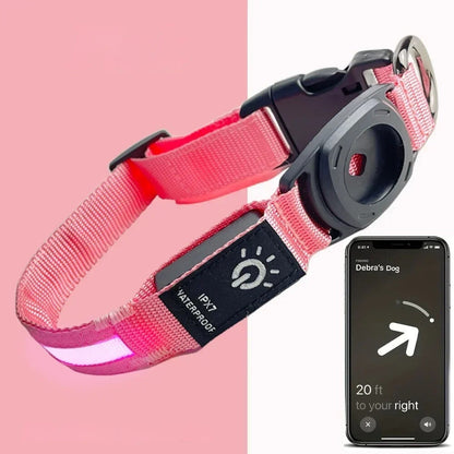 Skorter | Dog Collars – Waterproof LED Light Up Dog Collar with USB Rechargeable Glow, Dog Collars Illuminated for Night Safety, All Sizes