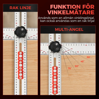 Skorter | 4 I 1 Ruler for Positioning When Drilling