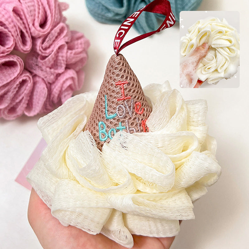 skorter | Bath ball Sweet ice cream peeling towel
