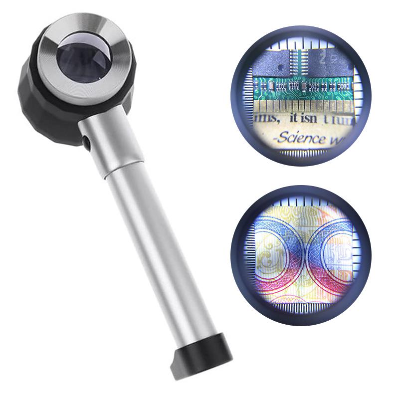 Skorter | 10X Magnifying Glass with Scale and LED Light
