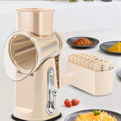 skorter | 5 In 1 Vegetable Slicer, Rotating Cheese Plane