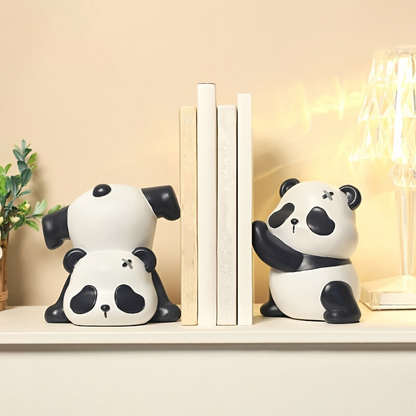 Skorter | AnimalDecor - Set of Cute Animal Bookends - Duck, Elephant, Panda