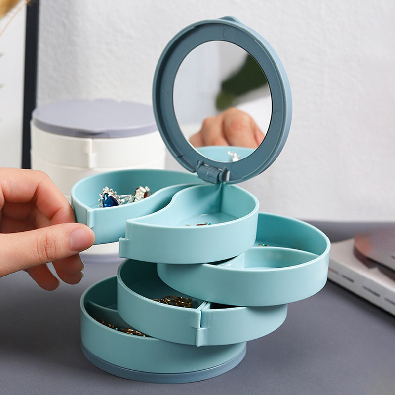 skorter | 4-Layer Rotatable Jewelry Storage Box