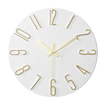 Skorter | Noble Wall Clock – Modern & Silent Clock for Living Room