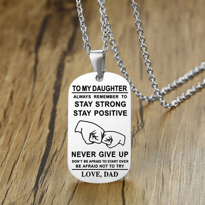 Skorter | English Alphabet Stainless Steel Necklace