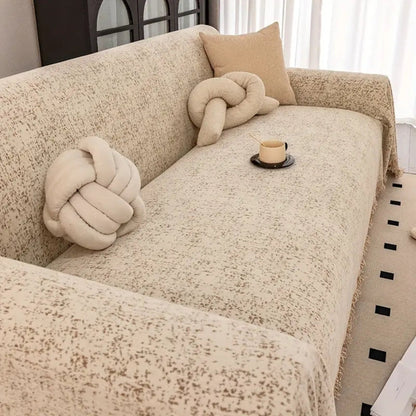 Skorter | Speckled Pattern Chenille Sofa Cover