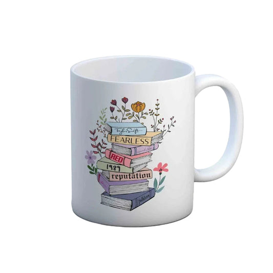 skorter | Floral Music Album Swiftea Mug