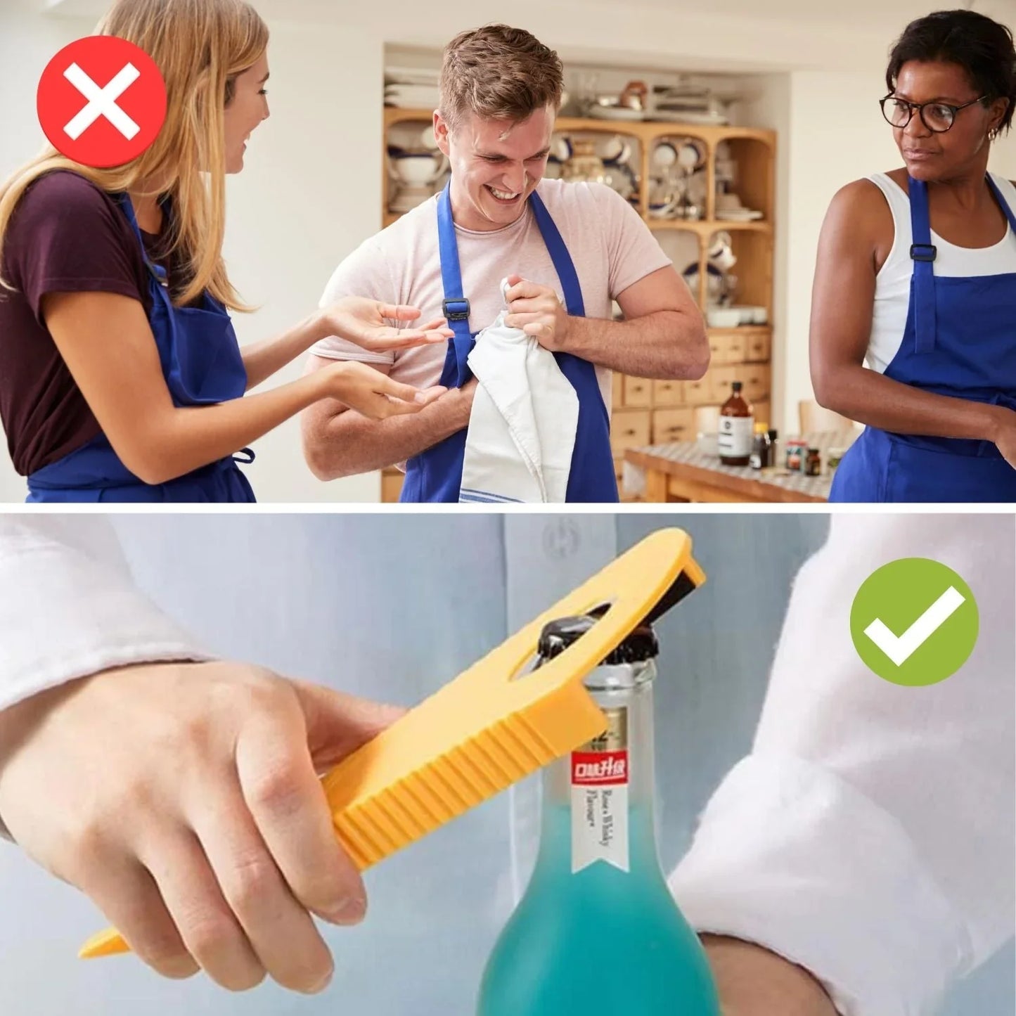 Skorter | Ergonomic bottle opener with practical handle for easy use