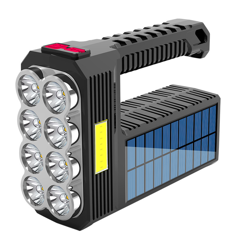 Skorter | Solar LED Flashlight – Waterproof, powerful handheld spotlight with lithium battery