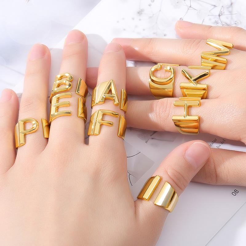 Skorter | Initial A-Z Letter Ring