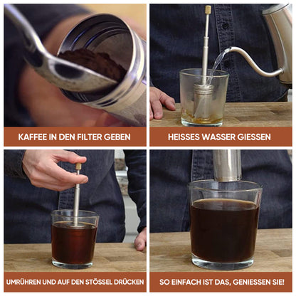 Skorter | (Pre-order, Shipping After June 15th) Manual Coffee Filter Made of Stainless Steel