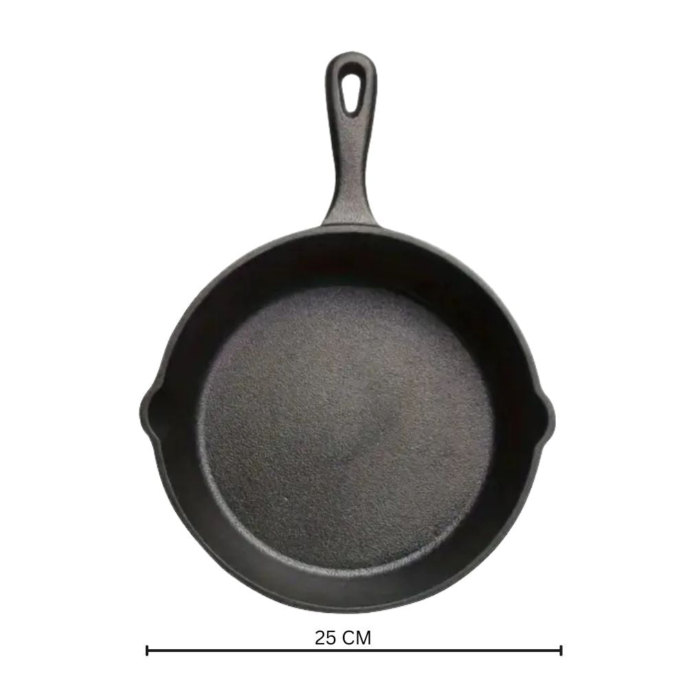 Skorter | Black Cast Iron Frying Pan