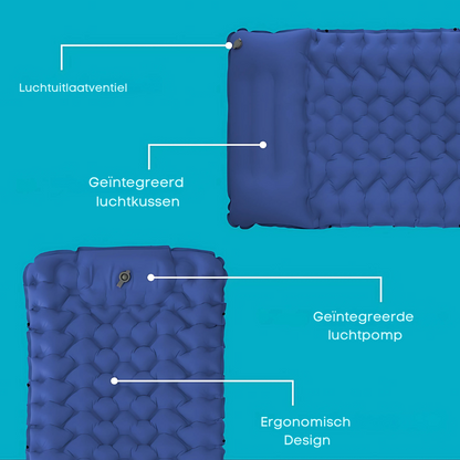 Skorter | AirLite Self-Inflating Sleeping Mat – Lightweight, Compact & 10 cm Thick Comfort