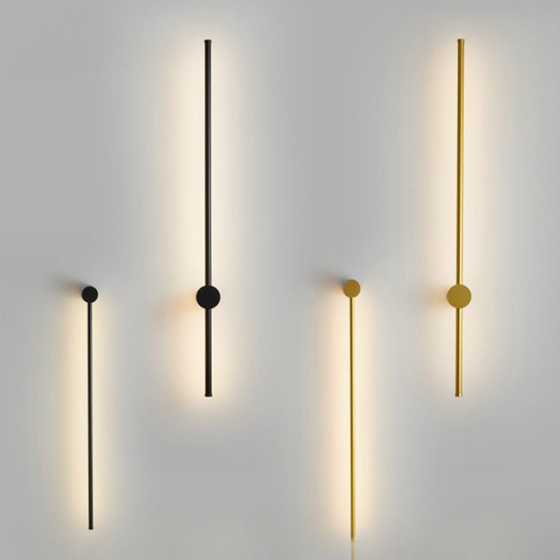 Skorter | NordicRod – Minimalist Wall Lamp with Plug for Chic Interiors