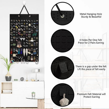 skorter | Felt Hanging Jewelry Organizer