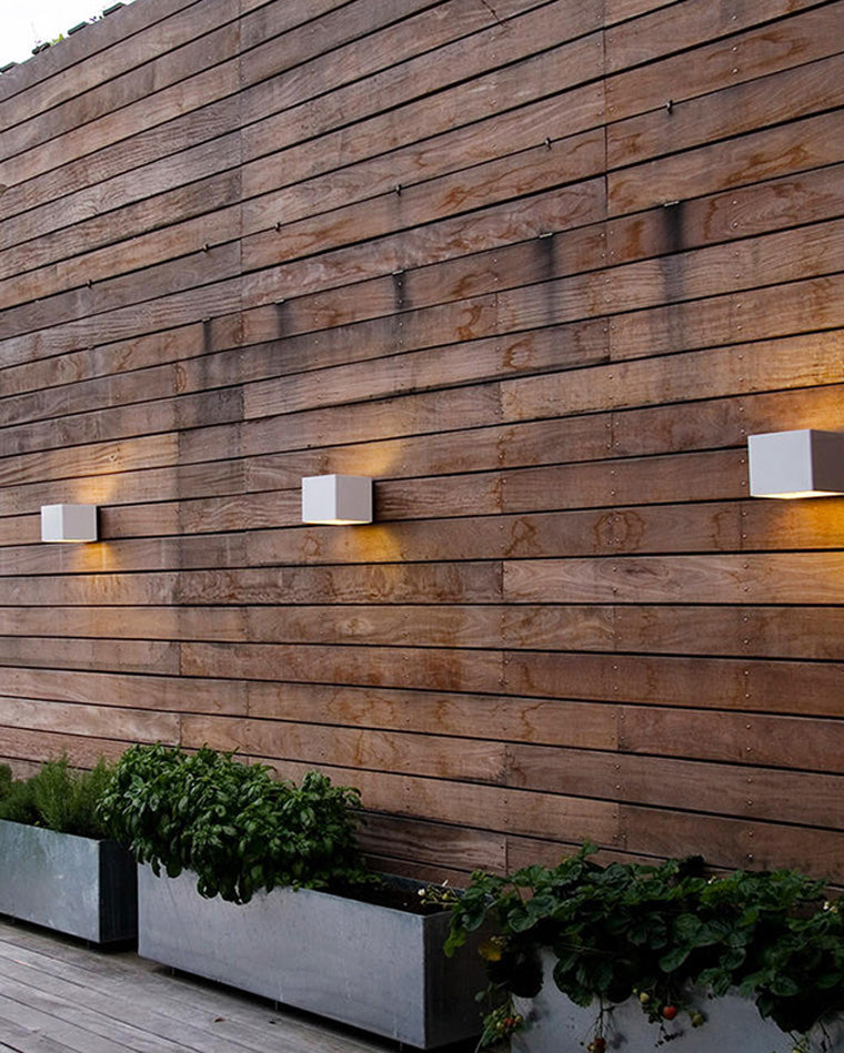 Skorter | LED Outdoor Up Down Wall Light | Waterproof Metal Fixture for Patio. Garden & Entryway Illumination