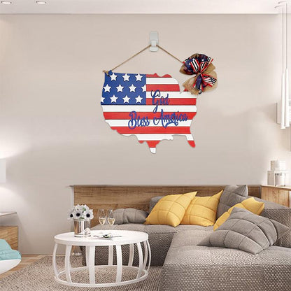 Skorter | America Flag Decorative Sign